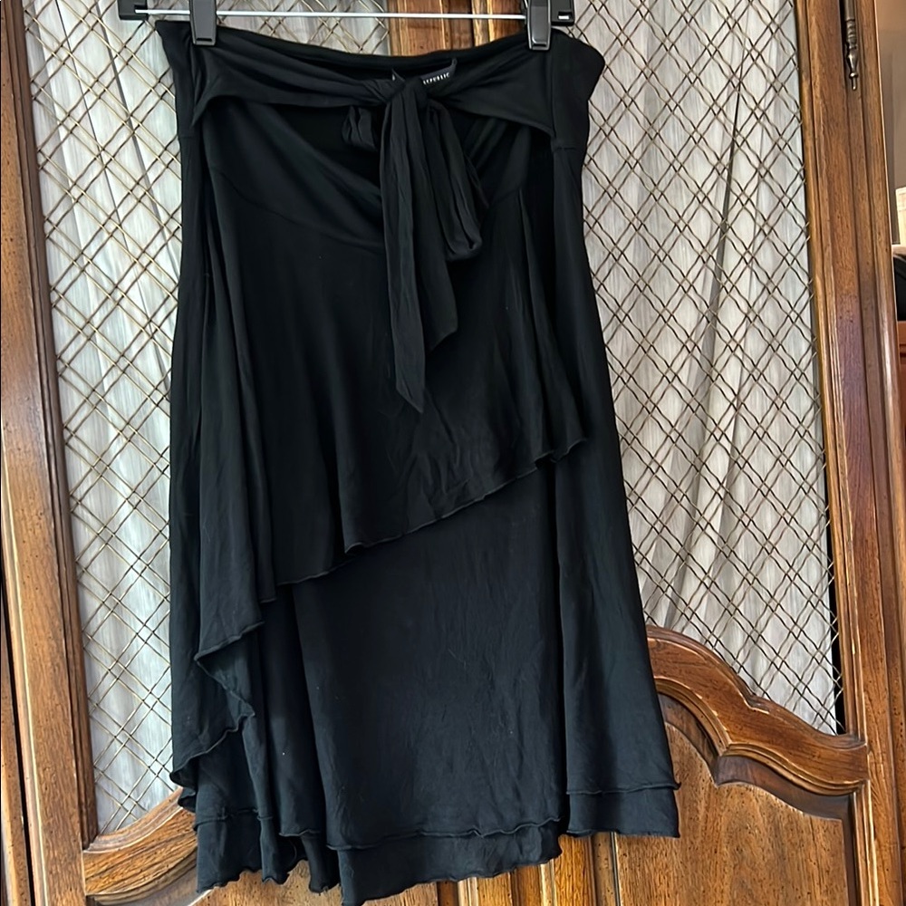 Vintage Banana Republic Black Skirt – Tie Waist